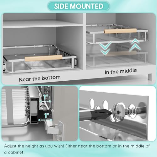 Expandable-Pull-Out-Cabinet-Organizer-232-399-W-x-225-D-Adjustable-Width-Under-Sink-Organizer-Drawer-Storage-Shelves-For-Kitchen-Bathroom-Closet-Pantry-Cupboard