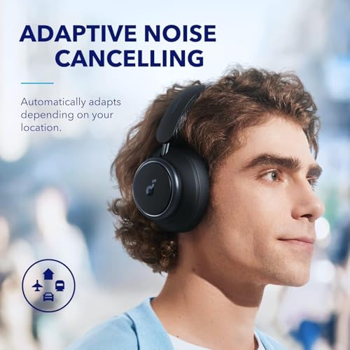 undefined Soundcore by Anker Space Q45 Adaptive Active Noise Cancelling Headphones, Reduce Noise by Up to 98%, 50H Playtime, App Control, LDAC Hi-Res Wireless Audio, Comfortable Fit, Clear Calls, Bluetooth 5.3 の商品画像 3
