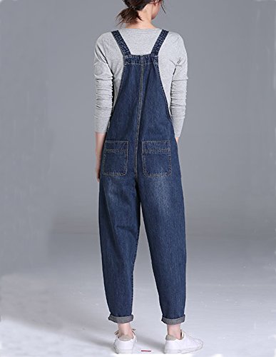 Donna Ragaza Salopette Lunga Casual Elegante Tuta