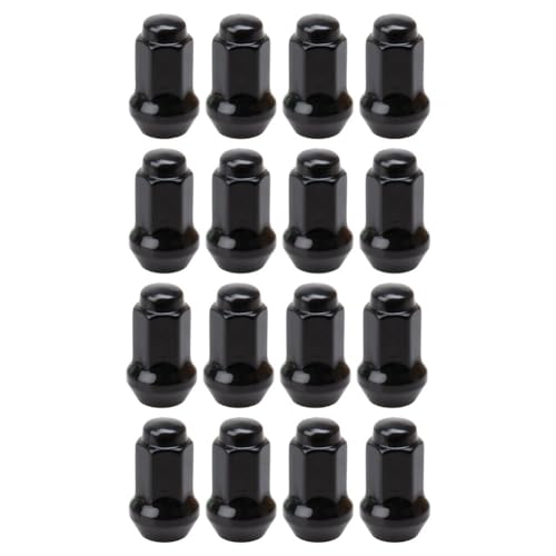Image of Tusk Tapered Lug Nut Kit 3 /8 inch (16-Pack) w /14mm Head Black Compatible with RZR 800 /RZR S 800 with or Without EPS 2007-2014
