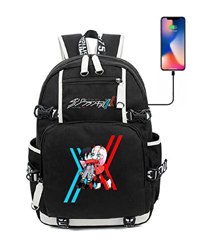ISaikoy Anime Darling in the FranXX Backpack Shoulder Bag Bookbag Daypack School Bag 11