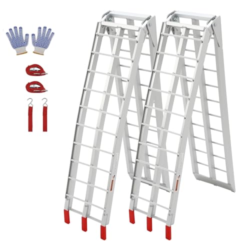 Rampa de aluminio plegable 7.5 ft 750 lbs para motos y ATV