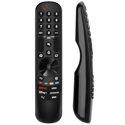 Replacement for LG TV Remote, for All 2019-2024 LG Remote Control for Smart TVs, for Magic MR20/21/22/23/24GA with Voice and Pointer Function. 1-Year Warranty.
