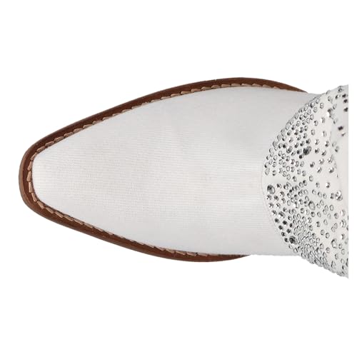 Dingo Women's Eye Candy Western Boot, White, 114