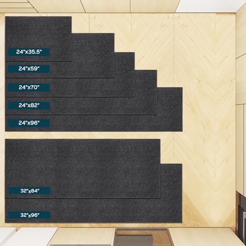 Image of Washable Kitchen Rug 24 inch x 70 inch Rectangular, Non Slip Absorbent Indoor Entryway Runner Rug for Floor, Laundry, Bathroom, Bedroom (Roll Packing)