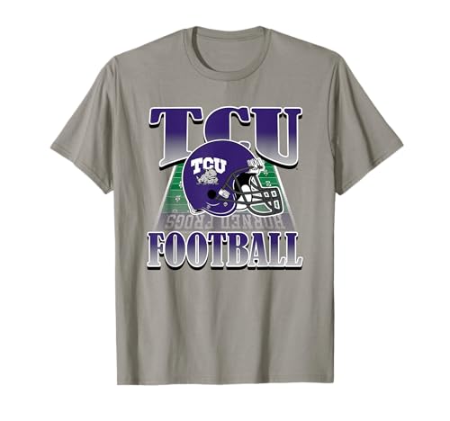 TCU Horned Frogs Vintage Football Helmet 90's T-Shirt