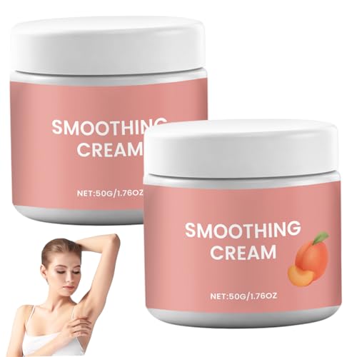 Crema depilatoria para rostro, 2 unidades de crema depilatoria facial para mujeres, fórmula suave, labios de melocotón para mujeres, piel suave, eficaz, 50 g