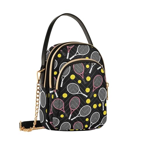 Image of MCHIVER Golf Crossbody Bag for Women Cell Phone Purse Wallet with Removable Chain Shoulder Handbag