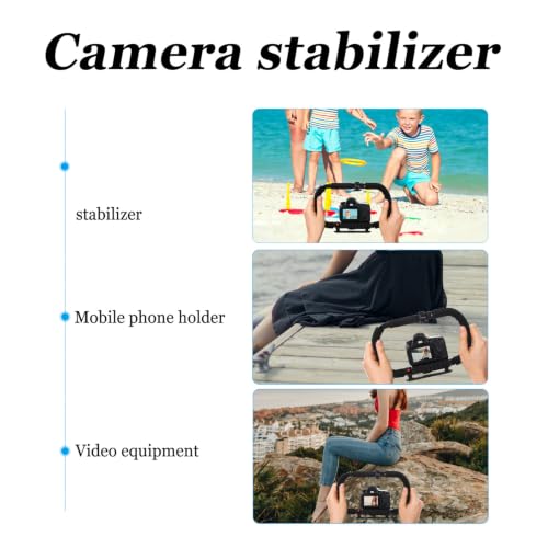 Image of SECFOU U Rig Handheld Camera Stabilizer Video Rig with Dual-Side Support Bracket for DSLR and Camcorder Vlogging Filming Equipment