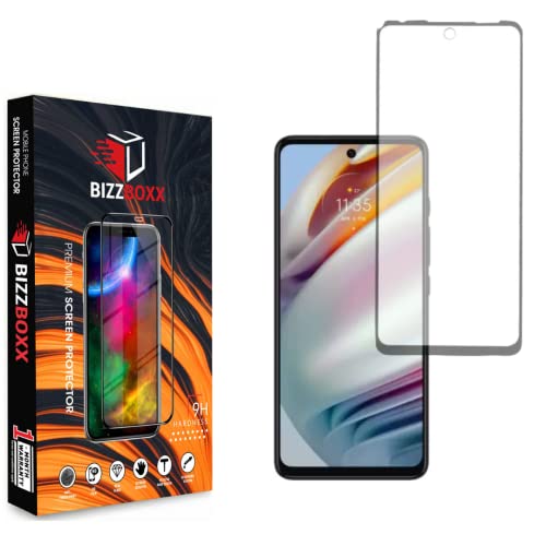 Image of MOTOROLA G60 | MOTOROLA G40 Fusion | Tempered Glass | DuraGlass & Anti Explosion | Full Screen Coverage-Edge to Edge | 9H Hardness | With Easy Installation Kit (Pack of 1)