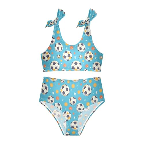 Wusikd Soccer Ball Girls Swimsuits Two Piece Stars Swimwear Bikini Set for for Girls Size 3T3