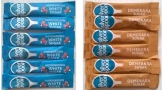 500 Silverspoon White Sugar Sticks & 500 Silverspoon Demerara Sugar Sticks