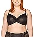 Produktbild Curvy Kate Damen Delightfull Vollschalen BH, Schwarz (Black Black), 80H (Herstellergröße: 36H)