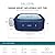 Bestway SaluSpa Hawaii AirJet 4 to 6 Person Inflatable Hot Tub Square Portable Outdoor Spa with 140 AirJets and EnergySense Energy Saving Cover, Blue