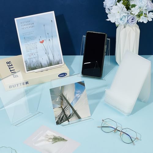 Support de livre en acrylique transparent lot de 20 chevalets pour album