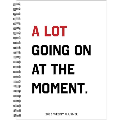 Willow Creek Press, Lot Going On 2026 Planner, 6.5'' X 8.5'', Weekly Planner with Spiral Binding