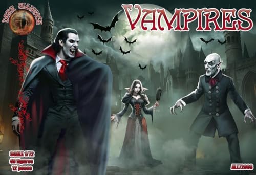 Alliance 72063 1/72 Vampires 48 Figures, 12 Poses Figures Model kit Scale Model/Replica image 4