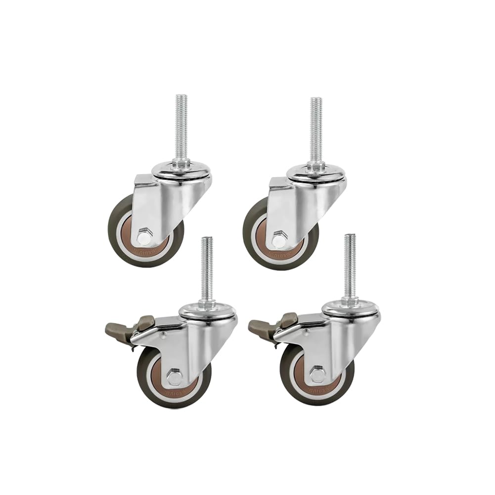 Roulettes pivotantes anti-rayure pour stopper les bruits de meubles