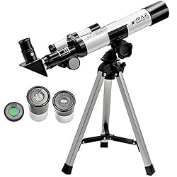 Starboosa Telescope for Kids Beginners 40mm Aperture 400mm Focal Length – Gift for Kids and Beginners
