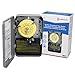 Price comparison product image Intermatic T104 Electromechanical Timer Switch - Proven Durability, 40A Load Capacity, Versatile Scheduling, 1-12 Cycles Per Day - Manual Override, Tripper Included for Reliable Time-Based Control