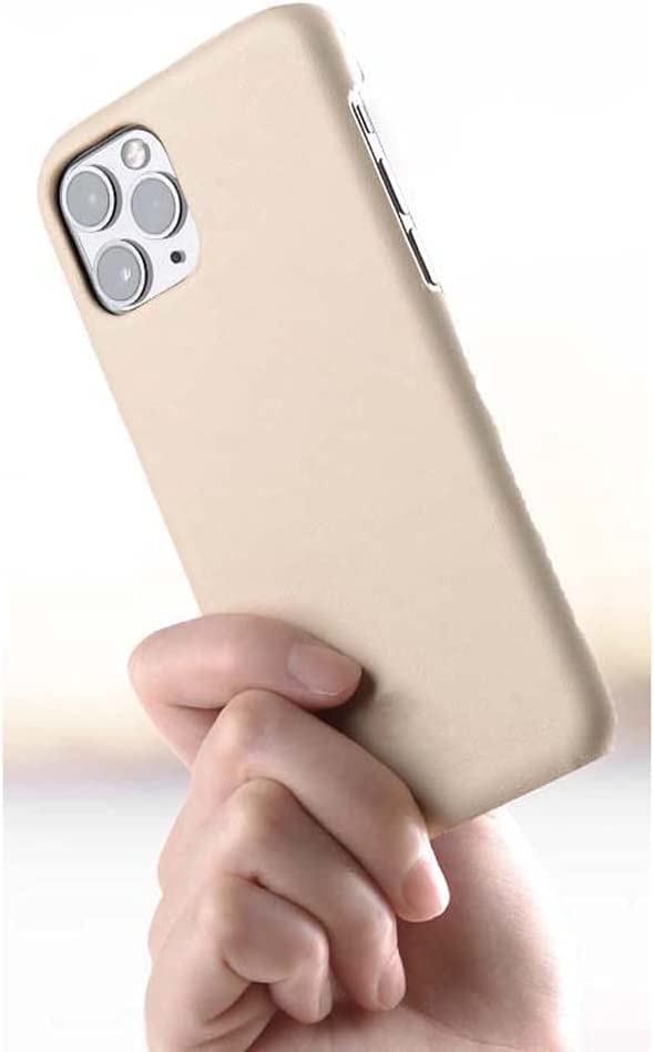 Étui respirant iPhone 11 Pro antichoc Housse arrière en cuir floqué anti-rayure