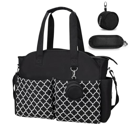 Sac à langer grand format avec bandoulière et range-tétine étanche