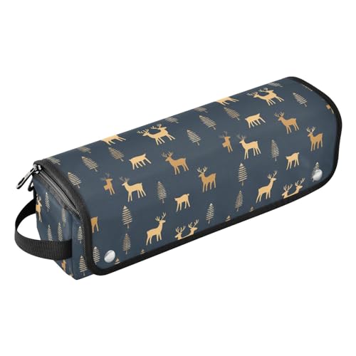 Bolsa de viaje para herramientas de cabello Cute Christmas Marble, resistente al calor, para planchas, rizadores y accesorios de cuidado capilar, organizador portátil miniatura 1