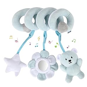 Aktivität-Spirale Kette Babyschale Spielzeug Spirale Spielzeug Kinderwagen Baby Autositz Baby Activity-Spirale Kette Kinderwagen Spielzeug Bett Hängen Spielzeug für Kleinkind