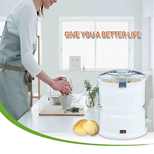 Pelador eléctrico de patatas – Pelador automático de verduras para pelar sin esfuerzo – Herramienta de cocina eficiente para uso doméstico y profesional