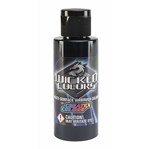 Createx Wicked Colors W071 Detail Paynes Grey 2oz. water-based universal airbrush paint. by SprayGunner