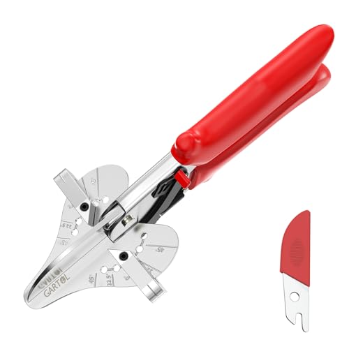 GARTOL Miter Shears 22.5°-135° Adjustable – Precision Angle Cutter for Molding