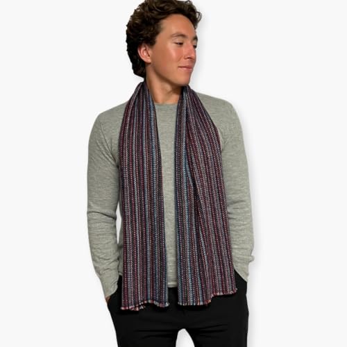 Humble Hilo Cashmere and Merino Wool Scarf, Classic Weave Lightweight Winter Shawl or Wrap for Women and Men2