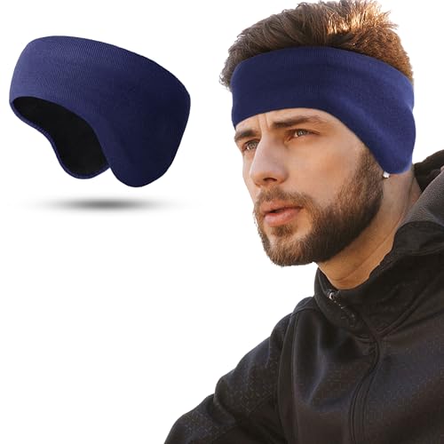 Image of WTACTFUL 1-2 Pack Ear Muffs Ear Warmers, Winter Extra Thick Fleece for Men