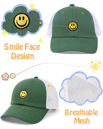 Casquette de baseball pour enfants et camionneur en maille légère SONMONY