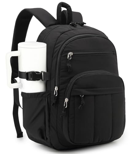 CLOKARS Quilted Puffer Backpack