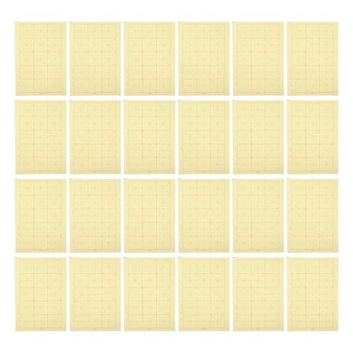 Papel de arroz amarillo WESIEVYA de 200 hojas para caligrafía con pincel