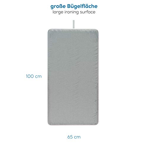Bügeldecke VINEL Bügelmatte 100×65 cm für effizientes Bügeln
