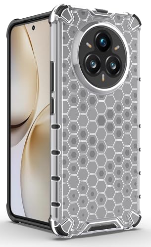 Image of Glasgow Back Case Cover Compatible with [ Realme P3 Pro 5G ] (Stylish Design) - Transparent
