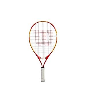 Wilson US Open 25, WRT20330U tennisracket vanaf 3 jaar, tot 100 cm uniseks maat kinderen, blauw/geel
