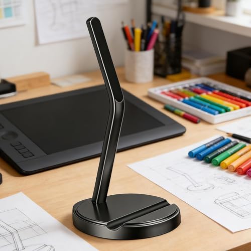Soporte de carga magnético para lápiz que evita caídas en tu mesa de oficina 2