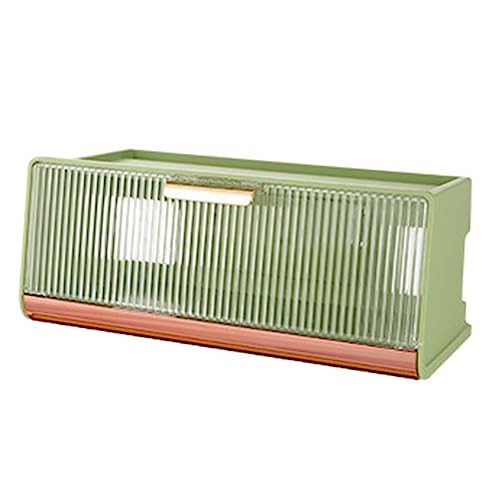 Cable Management Box, Wall Mounted Power Strip Holder Floor Outlet Hider Large Cable Organizer Box to Hide Wires Cord Organizer Box for Home,Office (Cyan Middle Size 30x13.5x12.5cm/11.8x5.3x4.9in)