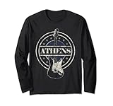 Photo Gallery vintage athens souvenir rock and roll chitarra maglia a manica Photo Gallery vintage athens souvenir rock and roll chitarra maglia a manica