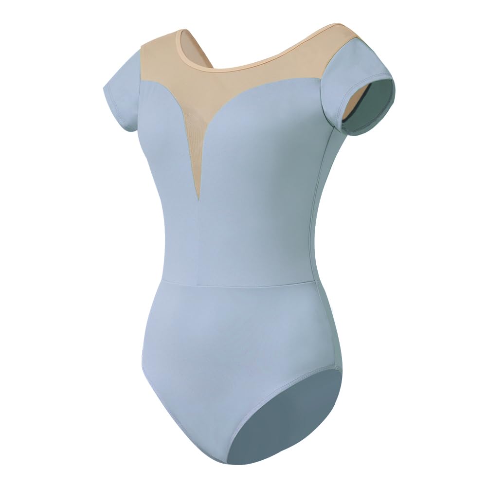 ROYAL SMEELA Body donna danza classica body ballerina danza classica adulto body danza manica corta donna body ballo donna body da balletto body di danza classica per le donne body di ginnastica