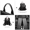 Miss Lulu Damen Rucksack Klein Anti diebstahl Schultaschen 2 in 1 Tagesrucksack Casual Daypack Rucksackhandtaschen Leicht für Freizeit Einkauf Alltag #3