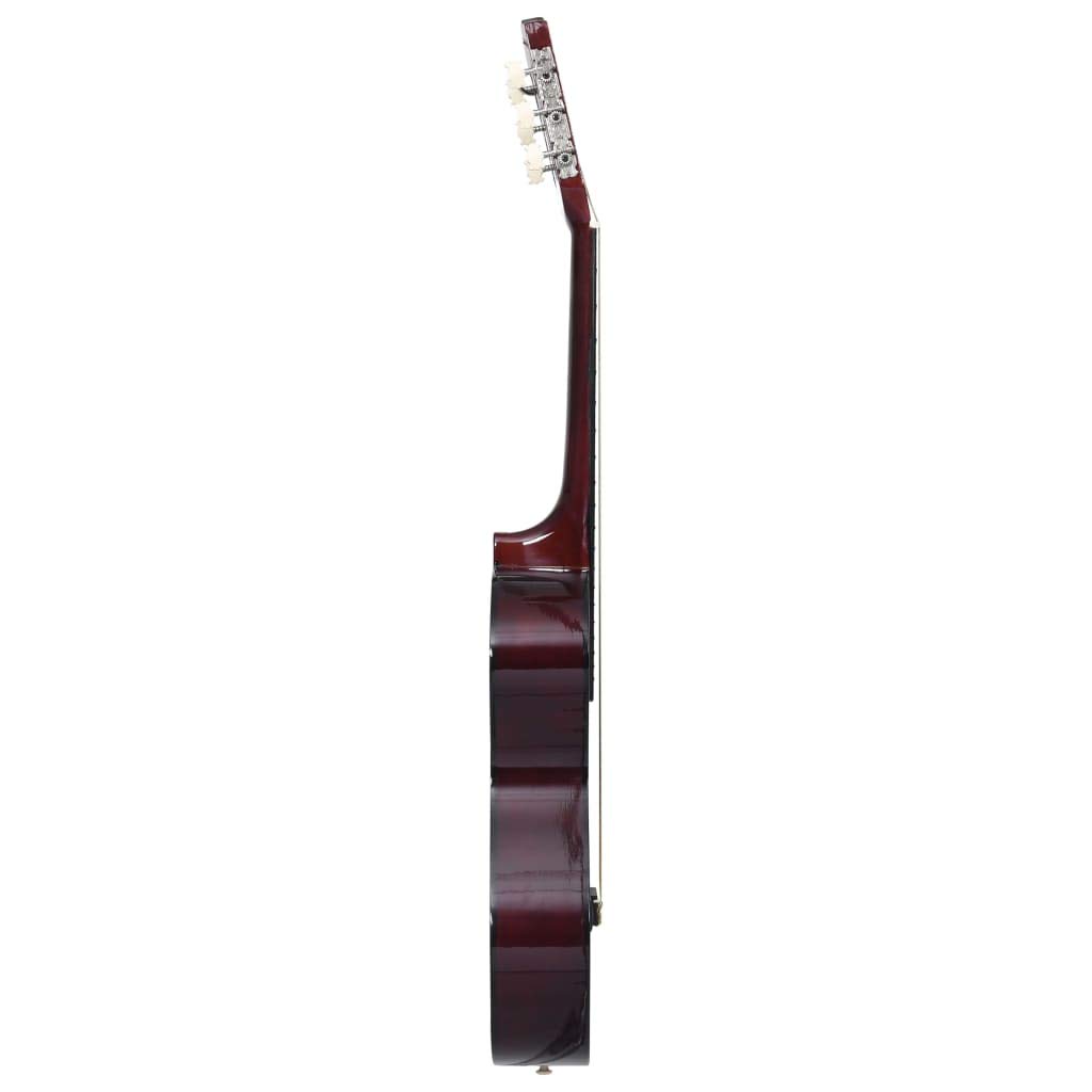 Set de Guitarra española clásica niños y Principiantes 4/4, Color Madera Claro