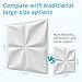 Art3d 20 Pack Decorative 3D Wall Panels, 19 Sq.Feet PVC Interior Wall Décor, 11.8