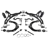 16pcs Front Upper & Lower Control Arm Suspension Kit Compatible with 2011-2015 Dodge Durango Jeep Grand Cherokee AWD, OE# K621608 K621607 K750578 K750579 ES800972