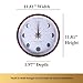 Tabic Planeteco Moon Master - Precision Lunar Phase Wall Clock - Accurate Moon Tracking & Easy-to-Read Dial for Lunar Cycle - Stylish Round Moon Phase Clock - Celestial Home Decor - Dark Stain