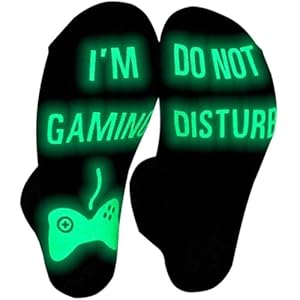 Gaming Socks Do Not Disturb I’m Novelty Boys for Men Women Gamer Youth