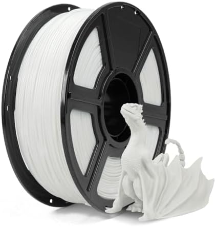 FLASHFORGE ASA 1,75mm 3D-Drucker-Filament, UV-bestndig, 0,02mm genau, fr Funktionsteile im Freien (Wei)